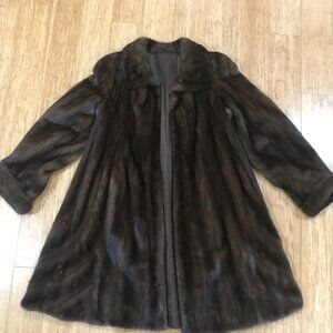 Vintage fur coat (mink, preowned)